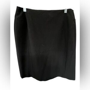 Apostrophe Classic Black Pencil Skirt